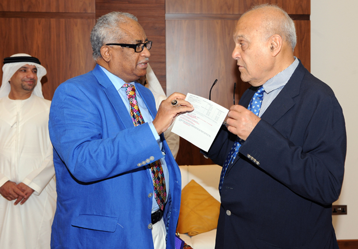 Professor Elsadig Kazzam with colleagues and trainees